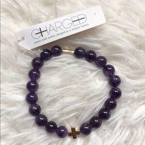Charged Amethyst Bracelet 
